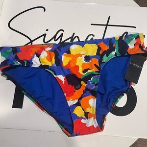 Lauren Ralph Lauren Floral Bikini Bottom Size 16 New